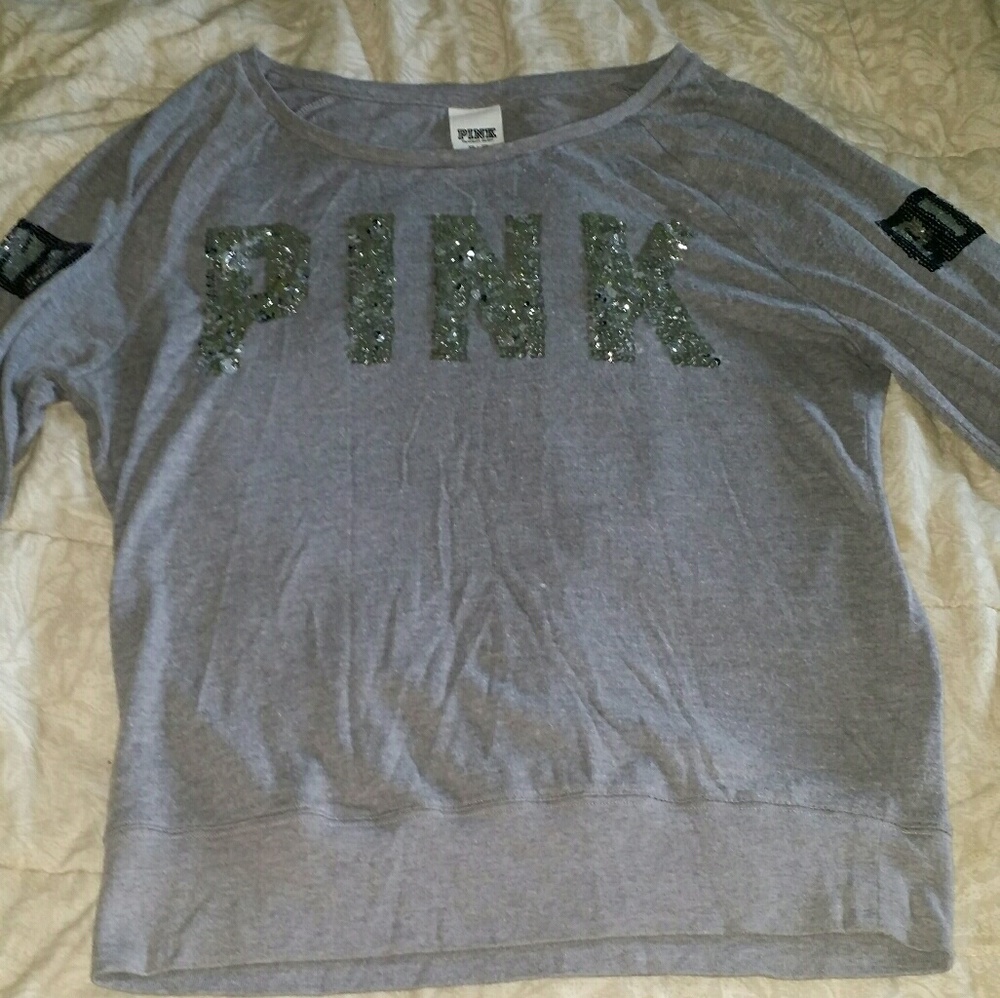 VS Pink long sleeve bling